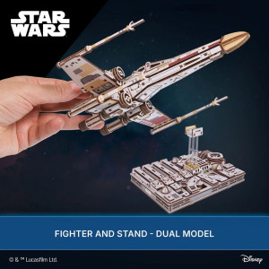 3D mechanický model - Star Wars, Luke Skywalkers X-Wing Starfighter (Ugears)