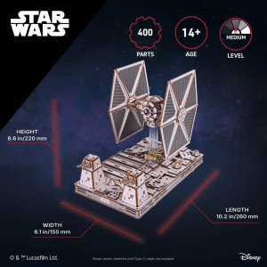 3D mechanický model - Star Wars, TIE Fighter (Ugears)