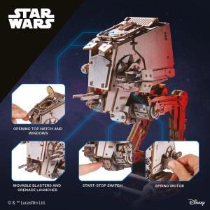 3D mechanický model - Star Wars, AT-ST Walker (Ugears)