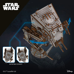 3D mechanický model - Star Wars, AT-ST Walker (Ugears)