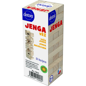 Jenga přírodní - Věž společenská hra (Detoa)