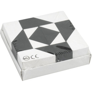 Hlavolam dřevěný - Tangram černobílý (Detoa)