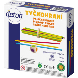 Motorická hra - Tyčkohraní dřevěná (Detoa)