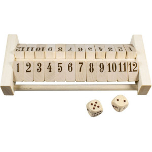 Společenská hra - Shut the box, Sklapni to! (Detoa)