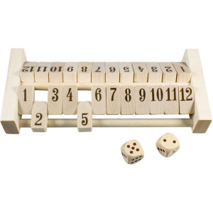 Společenská hra - Shut the box, Sklapni to! (Detoa)