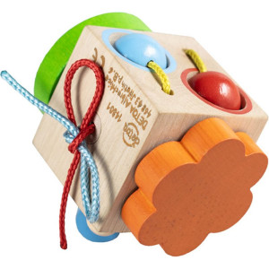 Motorická hračka - Zábavně vzdělávací kostka (Detoa)