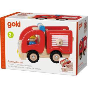 Auto - Hasiči dřevěné (Goki)
