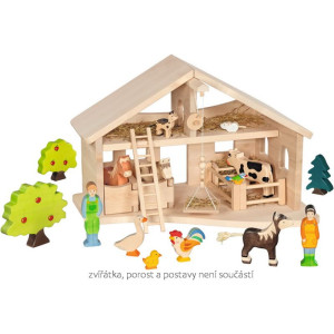 Holztiger - Příslušenství, Stáj s lanovým navijákem