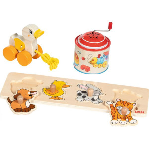 Dárkový set - Pro děti od 1 roku, 5 hraček (Goki)