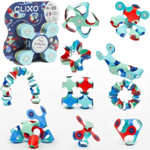 CLIXO - Tiny & Mighty Marine magnetická stavebnice, 9 kusů