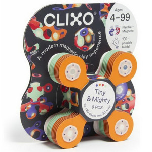 CLIXO - Tiny & Mighty Space magnetická stavebnice, 9 kusů