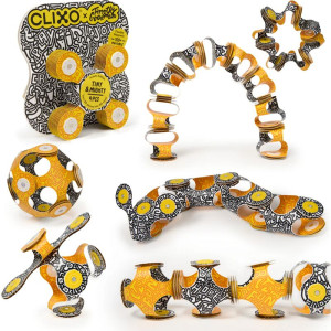 CLIXO - Tiny & Mighty Artist Edition (Timothy Goodman) magnetická stavebnice, 9 kusů