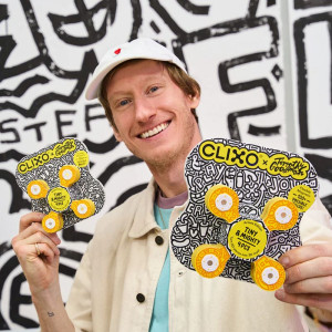 CLIXO - Tiny & Mighty Artist Edition (Timothy Goodman) magnetická stavebnice, 9 kusů