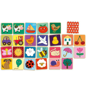 Pexeso - Farma dřevěné, 48ks (Vilac)