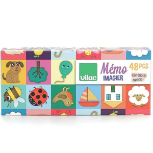 Pexeso - Farma dřevěné, 48ks (Vilac)