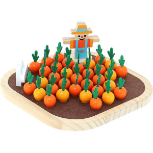 Hlavolam dřevěný - Solitér zeleninová zahrádka (Vilac)