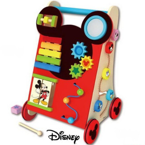 Chodítko dřevěné - Motorický set, Mickey (Disney Derrson) - BAZAR