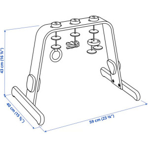 Hrazdička - Dřevěná, Pro miminka LEKA (Ikea)