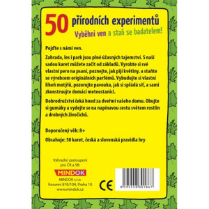 Společenská hra - 50 přírodních experimentů