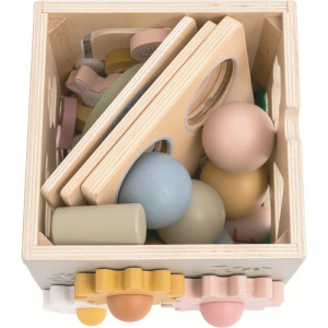 Motorická kostka - Multifunkční dřevěná (2Kids Toys)