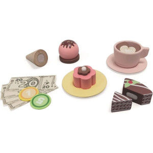 Prodejna - Cukrárna dřevěná 2v1 (2Kids Toys)