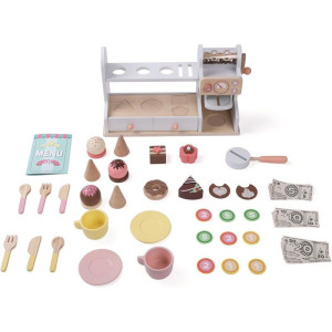 Prodejna - Cukrárna dřevěná 2v1 (2Kids Toys)