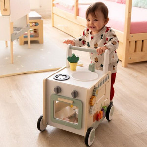 Chodítko dřevěné - Kuchyňka (2Kids Toys)