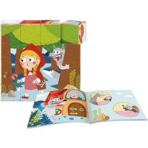Kostky obrázkové 16ks - Pohádka o Červené karkulce (2Kids Toys)