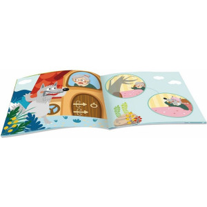 Kostky obrázkové 16ks - Pohádka o Červené karkulce (2Kids Toys)