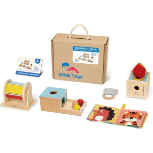 Dárkový set - Pro děti od 5 měsíců, Montessori 5 hraček (2Kids Toys)