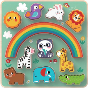 Motorická hra - Balanční, Puzzle se zvířátky 2v1 (2Kids Toys)