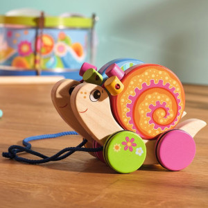 Tahací hračka - Šnečí kamarádi Willi a Mill (Goki)