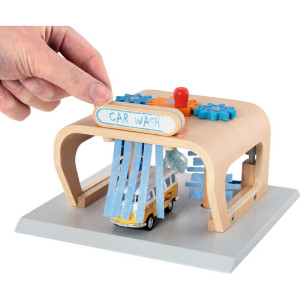 Automyčka - PowerClean dřevěná (Goki)