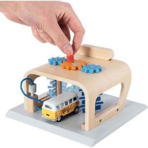 Automyčka - PowerClean dřevěná (Goki)