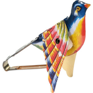 Plechová hračka - Retro pískací pták, 1ks (Goki)