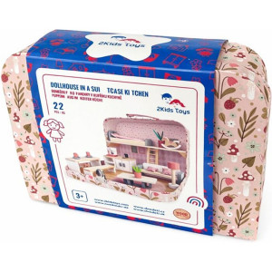 Domeček pro panenky - V kufříku, Kuchyně (2Kids Toys)