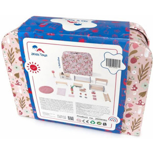 Domeček pro panenky - V kufříku, Kuchyně (2Kids Toys)