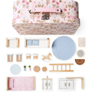 Domeček pro panenky - V kufříku, Obývací pokoj (2Kids Toys)