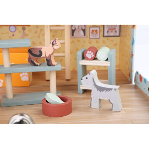 Domeček pro panenky - V kufříku, Pro mazlíčky (2Kids Toys)