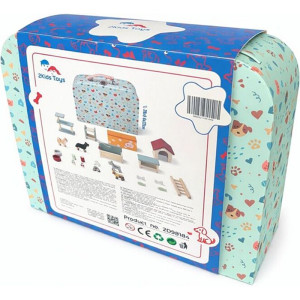 Domeček pro panenky - V kufříku, Pro mazlíčky (2Kids Toys)