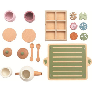 Nádobí dětské - Čajový set dřevěný (2Kids Toys)
