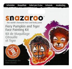 Snazaroo - Sada 3 barev na obličej, Tygr a dýně