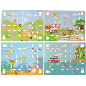 Motorická hra - Naklápěcí labyrint kreativní (2Kids Toys)