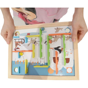 Motorická hra - Naklápěcí labyrint kreativní (2Kids Toys)