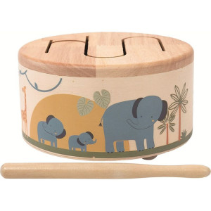 Hudba - Bubínek celodřevěný Safari (2Kids Toys)
