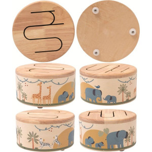 Hudba - Bubínek celodřevěný Safari (2Kids Toys)