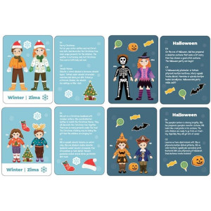 Puzzle magnetické - Kniha, Oblékání rodina (2Kids Toys)