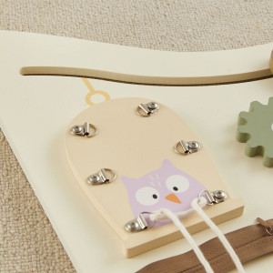 Nástěnný panel - Motorická deska, Aktivity Sova (2Kids Toys)