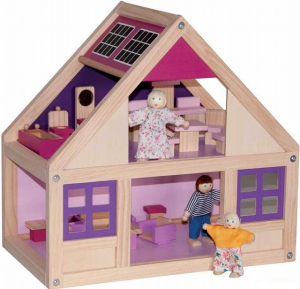 Domeček pro panenky - S vybavením, Trendy (Woody)