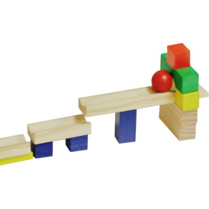 Dominová dráha - Kostky barevné, 400ks (2Kids Toys)